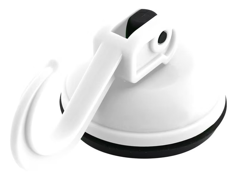 Eurotrail Saugnapf-Haken bis 6 kg, Weiss