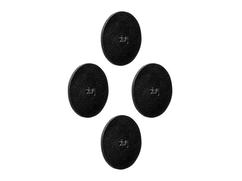 Silwy Haken Metall-Nano-Gel-Pads, 4er-Set, Schwarz 5 cm