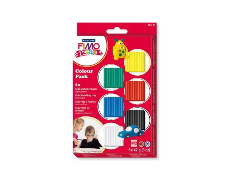 Fimo Modellier-Set 6er Pack Basic