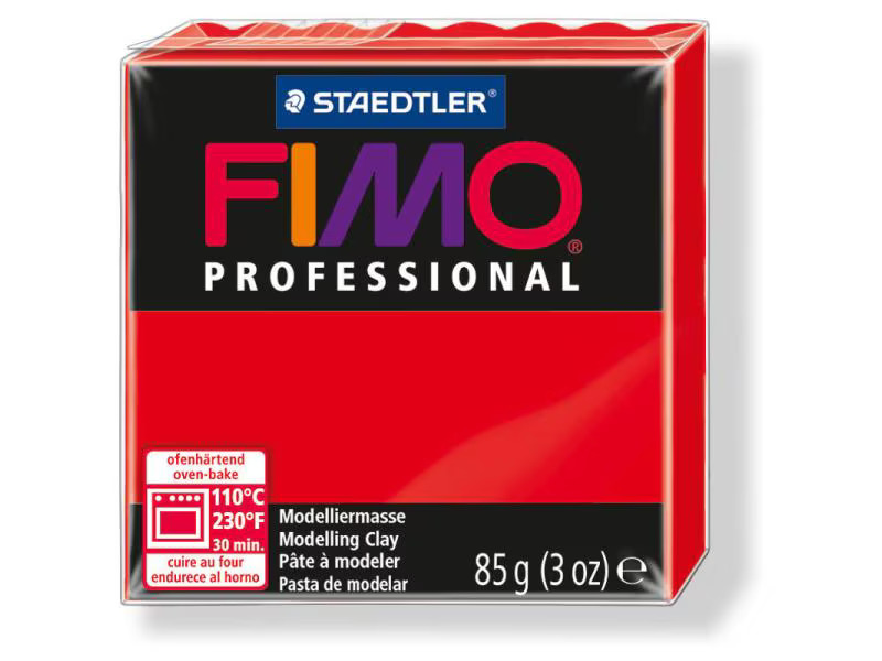 Fimo Modelliermasse Professional Rot