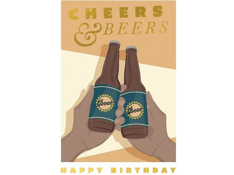Cart Motivkarte Happy Birthday 12 x 17 cm