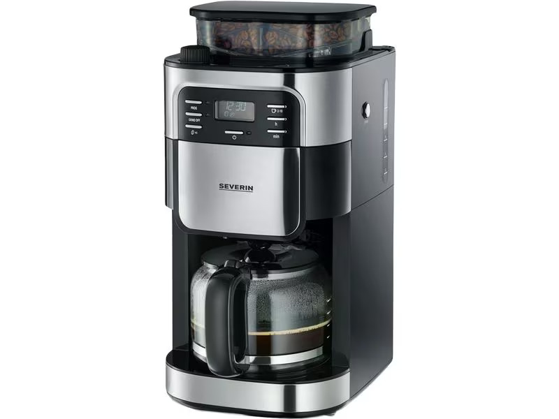 Severin Filterkaffeemaschine KA 4810 Schwarz/Silber