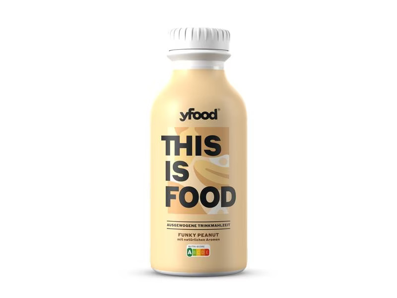 YFOOD Trinkmahlzeit Funky Peanut 500 ml