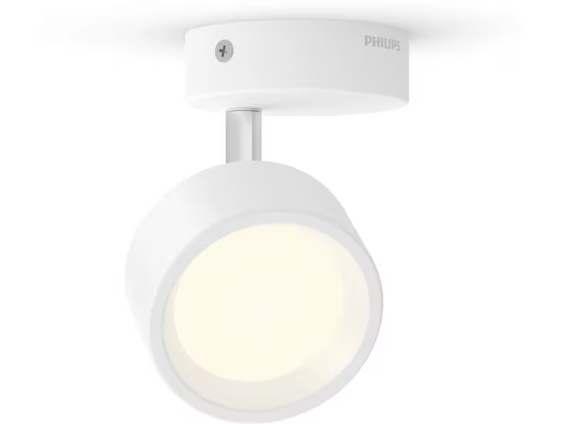 Philips Aufbauspot Bracia 1 x 5.5W 2700K Weiss