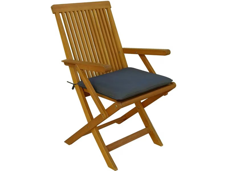 Contini Gartenstuhl Anthrazit, 2er-Set