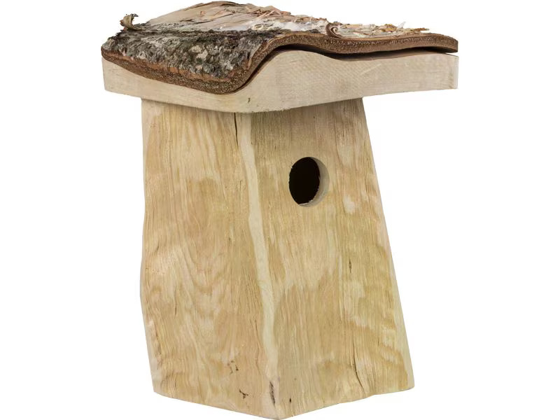 Windhager Nistkasten Log Cabin 21 x 18 x 26 cm, natur, FSC