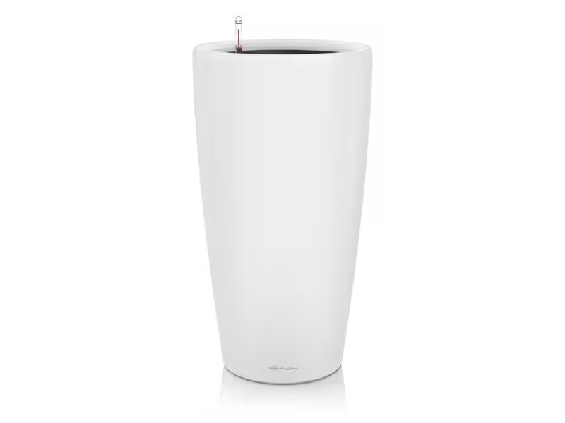 Lechuza RONDO Premium 40 - Komplettset Weiss matt