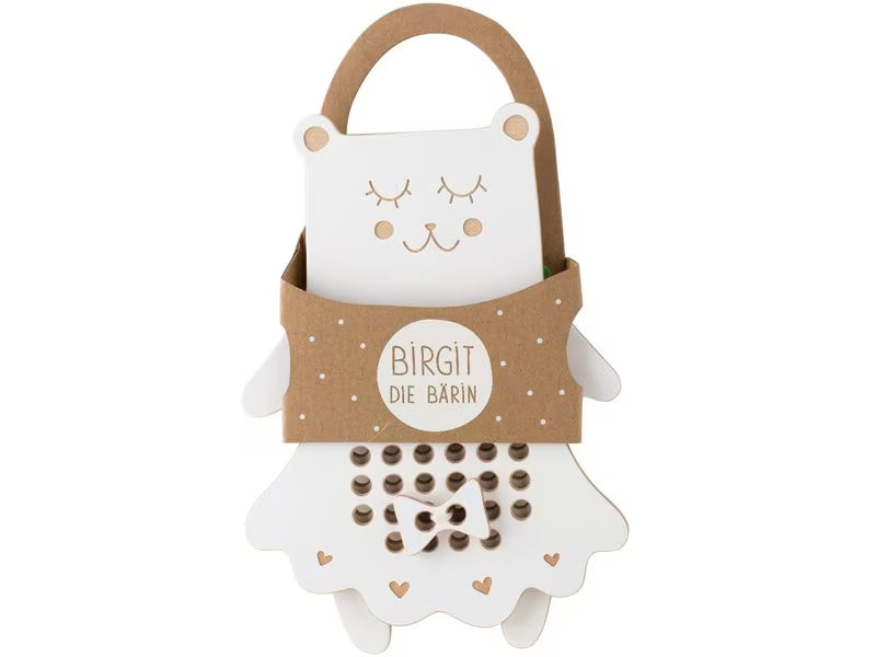 Milin Fadenspiel Birgit die Bärin FSC-Holz