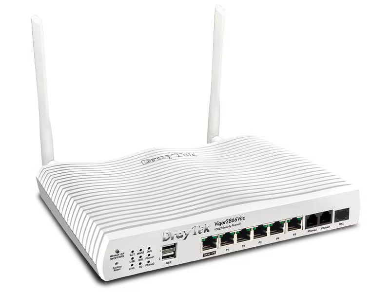 DrayTek G.fast-Modem Vigor2866Vac VoIP