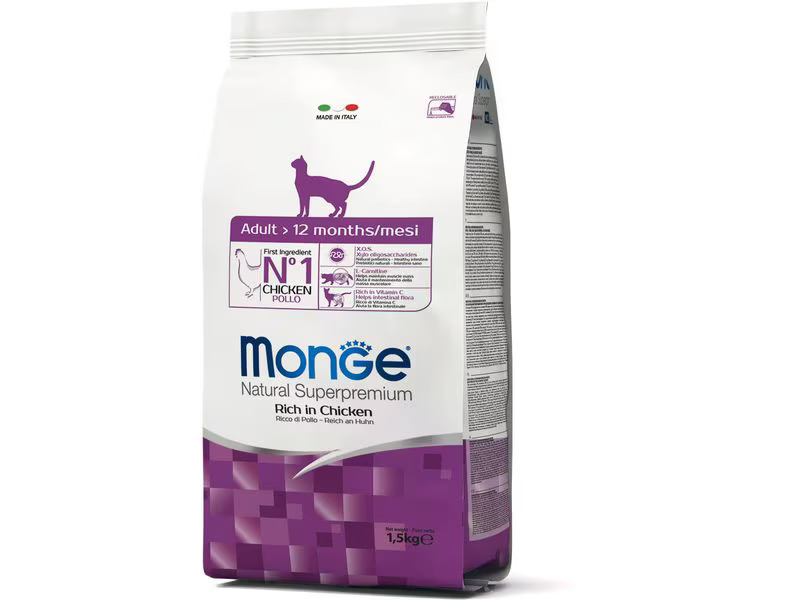 Monge Trockenfutter Katze Adult Huhn 1.5 kg