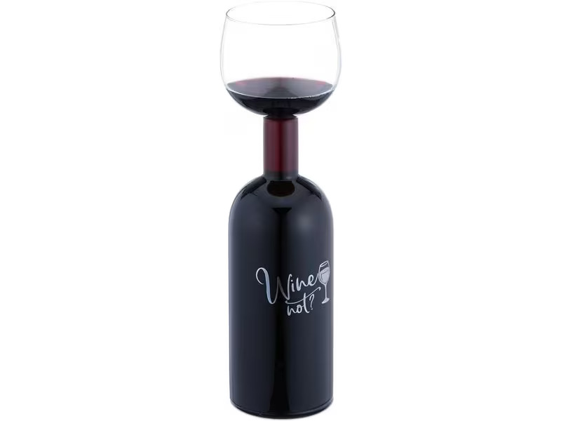 relaxdays Universal Weinglas Wine not 750 ml, 1 Stück, Transparent