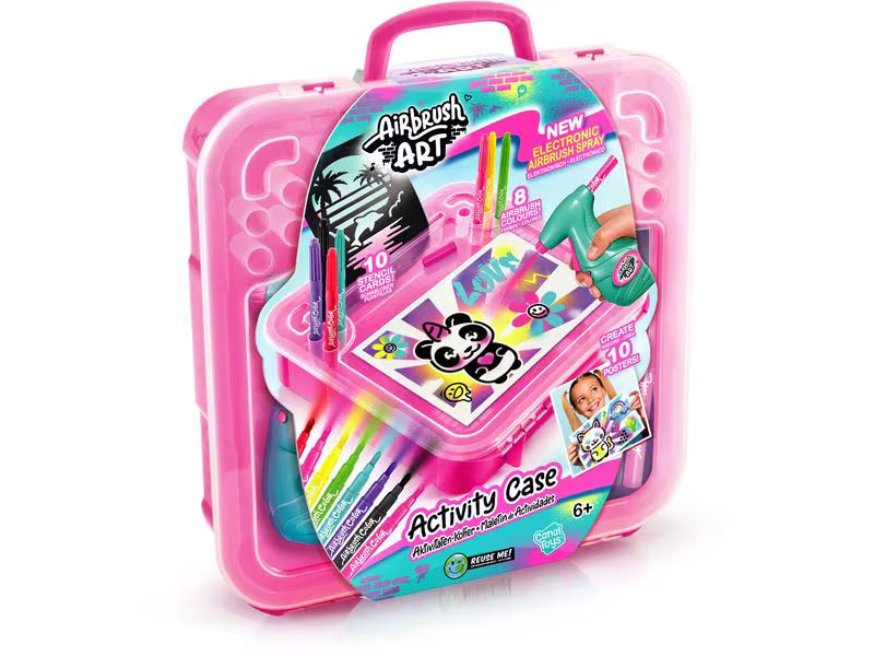 Canal Toys Bastelset Airbrush Art Activity Case