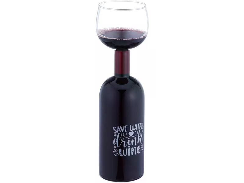relaxdays Universal Weinglas Save Water Drink Wine 750 ml, 1 Stück