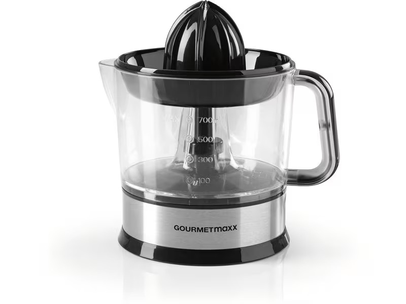 GOURMETmaxx Zitruspresse Schwarz/Silber