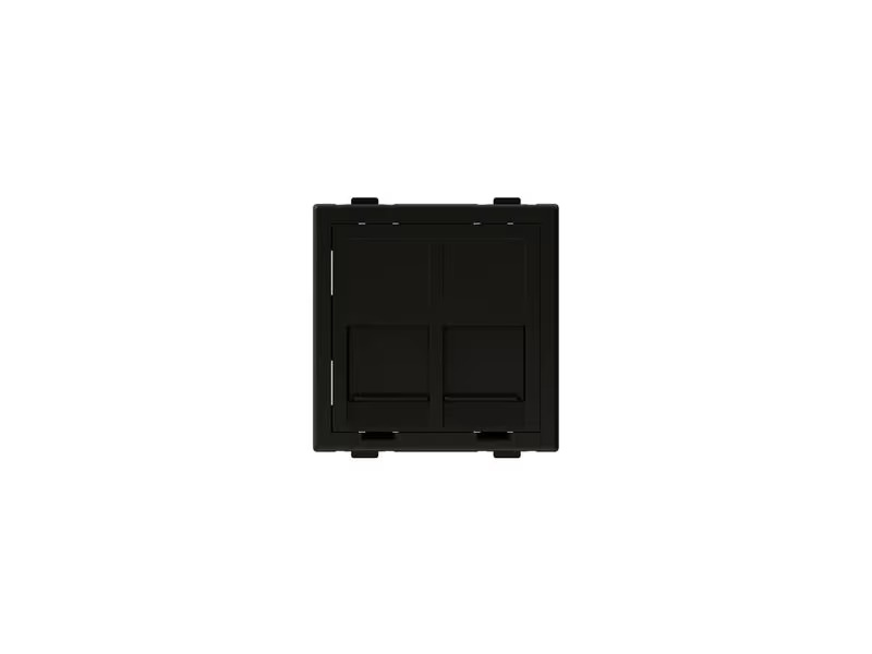 Max Hauri Keystone-Modul für 2x RJ-45, Anthrazit