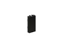 Max Hauri Modul 45 x 22.5 mm Blindplatte, Anthrazit
