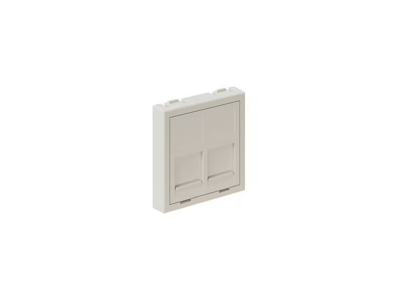 Max Hauri Keystone-Modul für 2x RJ-45, Weiss