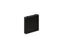 Max Hauri Modul 45 x 45 mm Blindplatte, Anthrazit