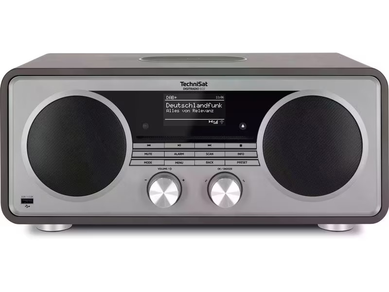 Technisat DAB+ Radio DigitRadio 602 Anthrazit/Silber