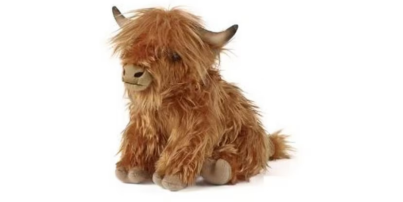 Living Nature Funktionsplüsch Highland Kuh mit Sound 30 cm
