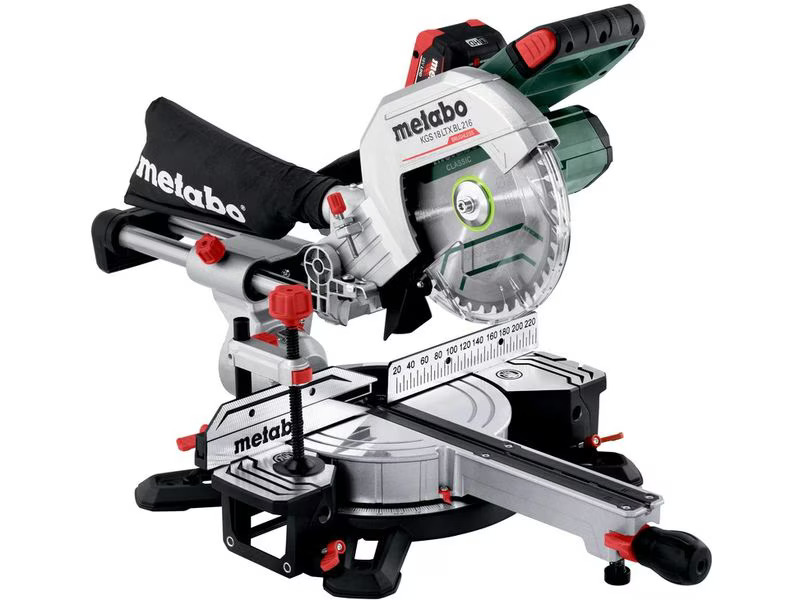 Metabo Akku-Kapp- und Gehrungssäge KGS 18 LTX BL 216, Kit