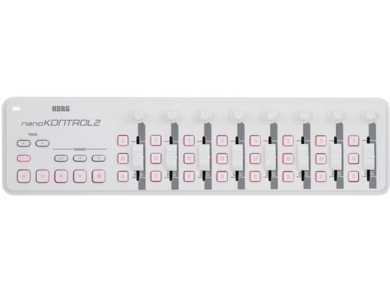 Korg Fader-Controller nanoKONTROL 2 – 8 Fader, Weiss