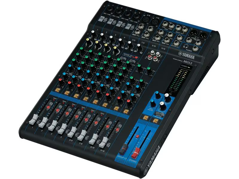 Yamaha Mischpult MG12 - 12-Kanal, analog