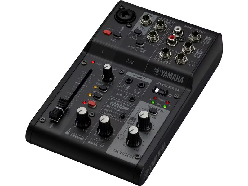 Yamaha Mischpult AG03 MK2 – Schwarz