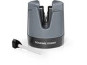 GOURMETmaxx Messerschärfer 6.4 cm, Anthrazit/Schwarz