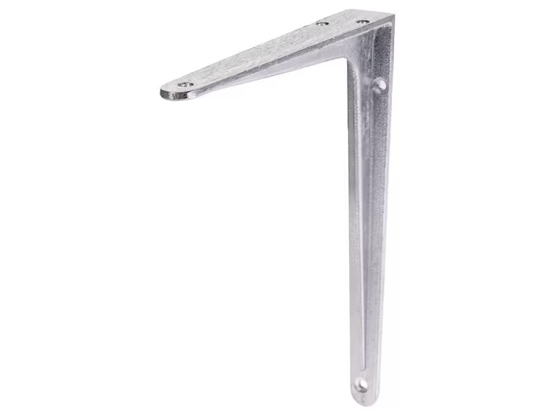 STRUCT Alukonsole poliert 17.5 x 20 cm Silbergrau