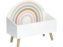 Zeller Present Kinder-Aufbewahrungstruhe Rainbow 58 x 28 x 52 cm