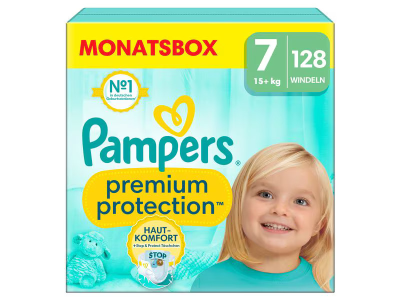 Pampers Windeln Premium Protection Grösse 7