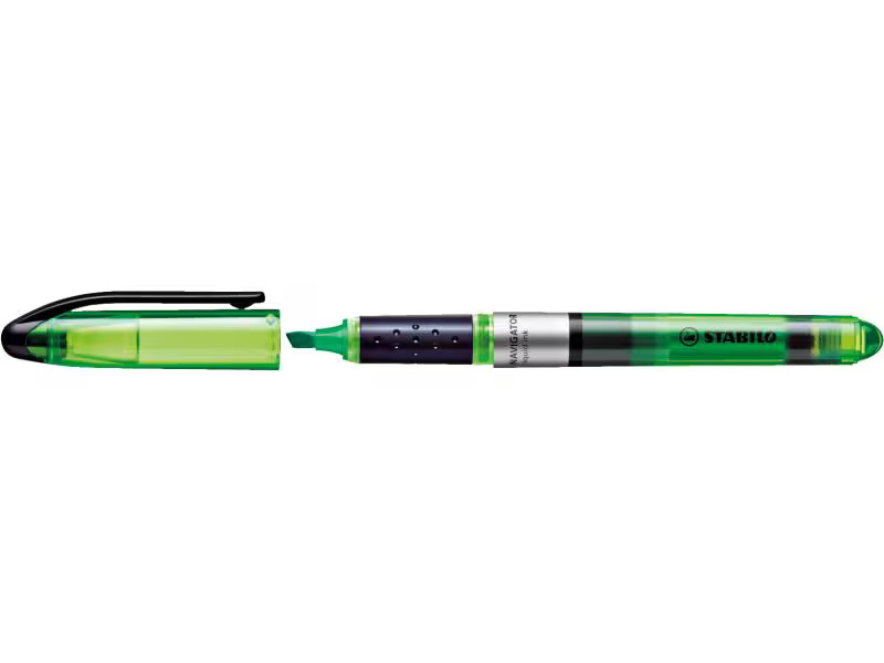 STABILO Textmarker Navigator Grün, 10 Stück