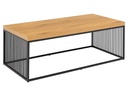 AC Design Couchtisch Strington 120 x 60 x 42 cm, Braun/Schwarz
