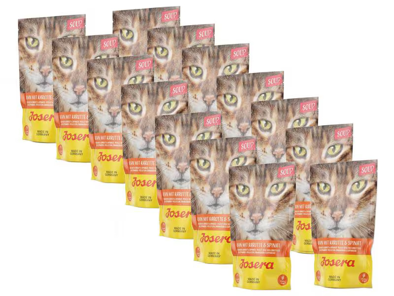 Josera Soup Huhn mit Karotte &amp; Spinat 16 x 70g