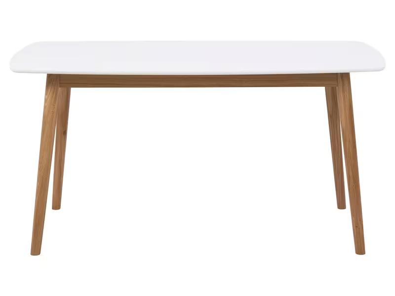 AC Design Tisch Nagano Braun/Weiss