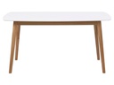 AC Design Tisch Nagano Braun/Weiss