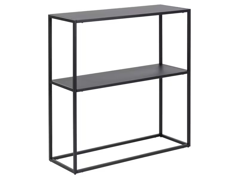 AC Design Konsolentisch Newton 79,5 x 26 x 80,5 cm, Schwarz