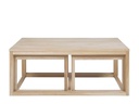 AC Design Couchtisch Cornus 3-er Set, Nature