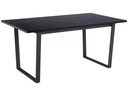 AC Design Tisch Amble 60 x 90 x 74 cm, Schwarz
