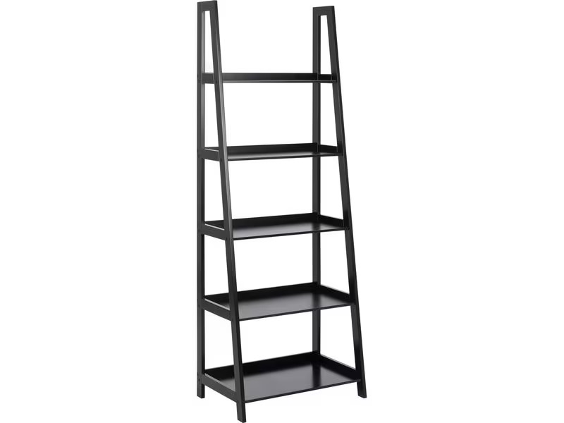 AC Design Regal Wally 63 x 40 x 180 cm, Schwarz