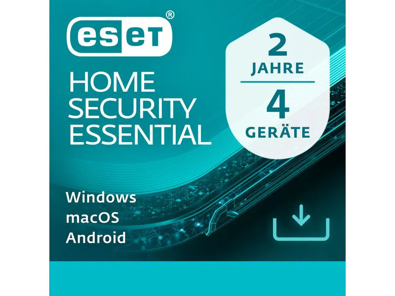 ESET HOME Security Essential Vollversion, 4 User, 2 Jahre