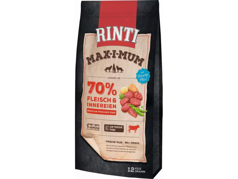 Rinti Trockenfutter Max-i-mum Rind, 12 kg