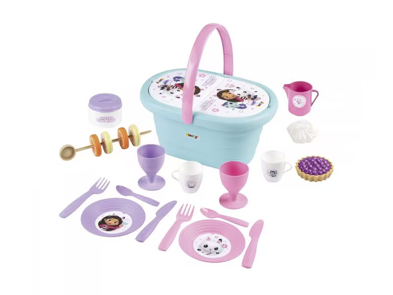 Smoby Spiel-Geschirr Gabby's Dollhouse Picknickkorb