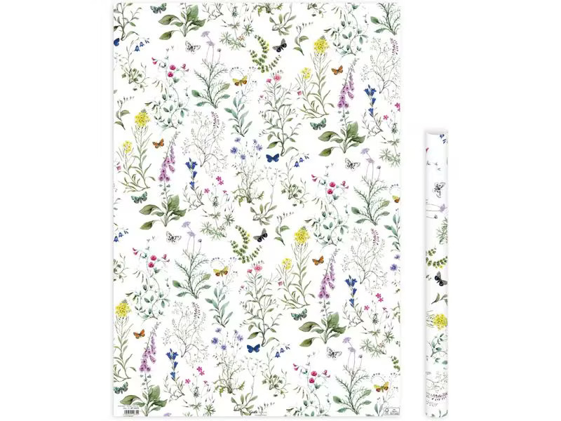 Grätz Geschenkpapier Wildblumen 68 x 98 cm