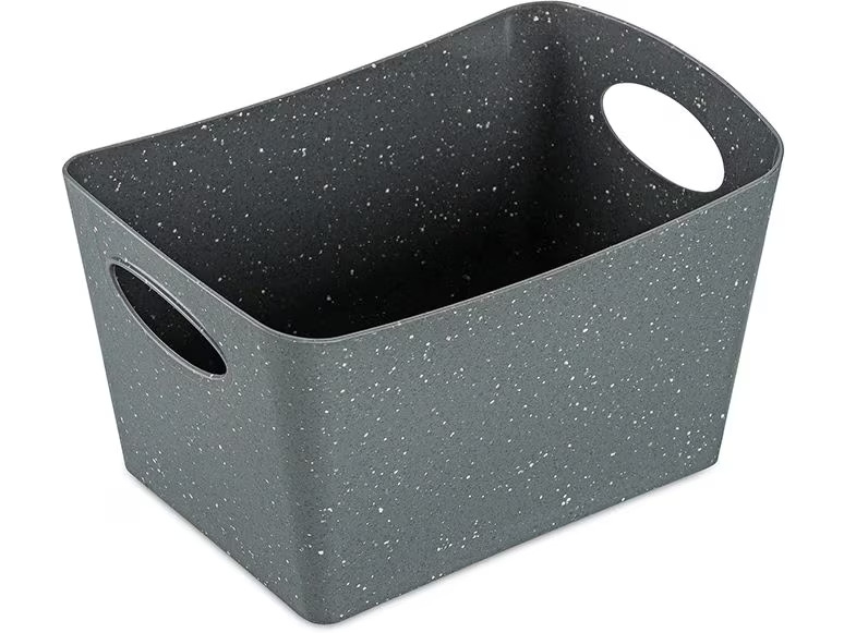 Koziol Aufbewahrungskorb Boxxx S, Grau, 1 l