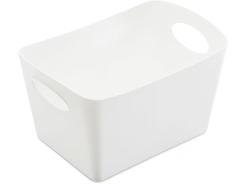 Koziol Aufbewahrungskorb Boxxx S, Weiss, 1 l