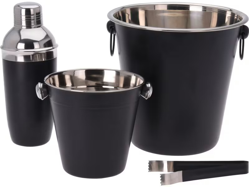 FURBER Drink Mixer Set 4-teilig, Schwarz matt