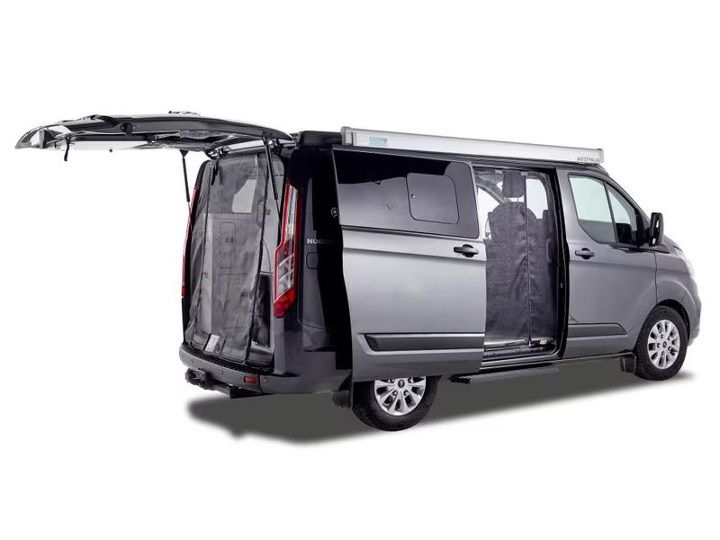 Van Quito Moskitonetz mit Schiebetüren, links