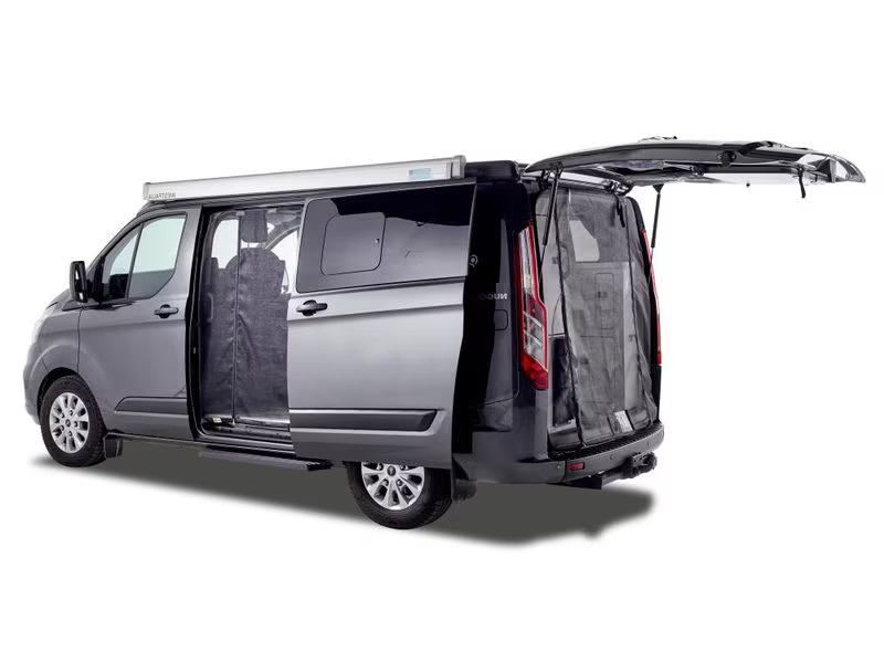 Van Quito Moskitonetz mit Schiebetüren, links